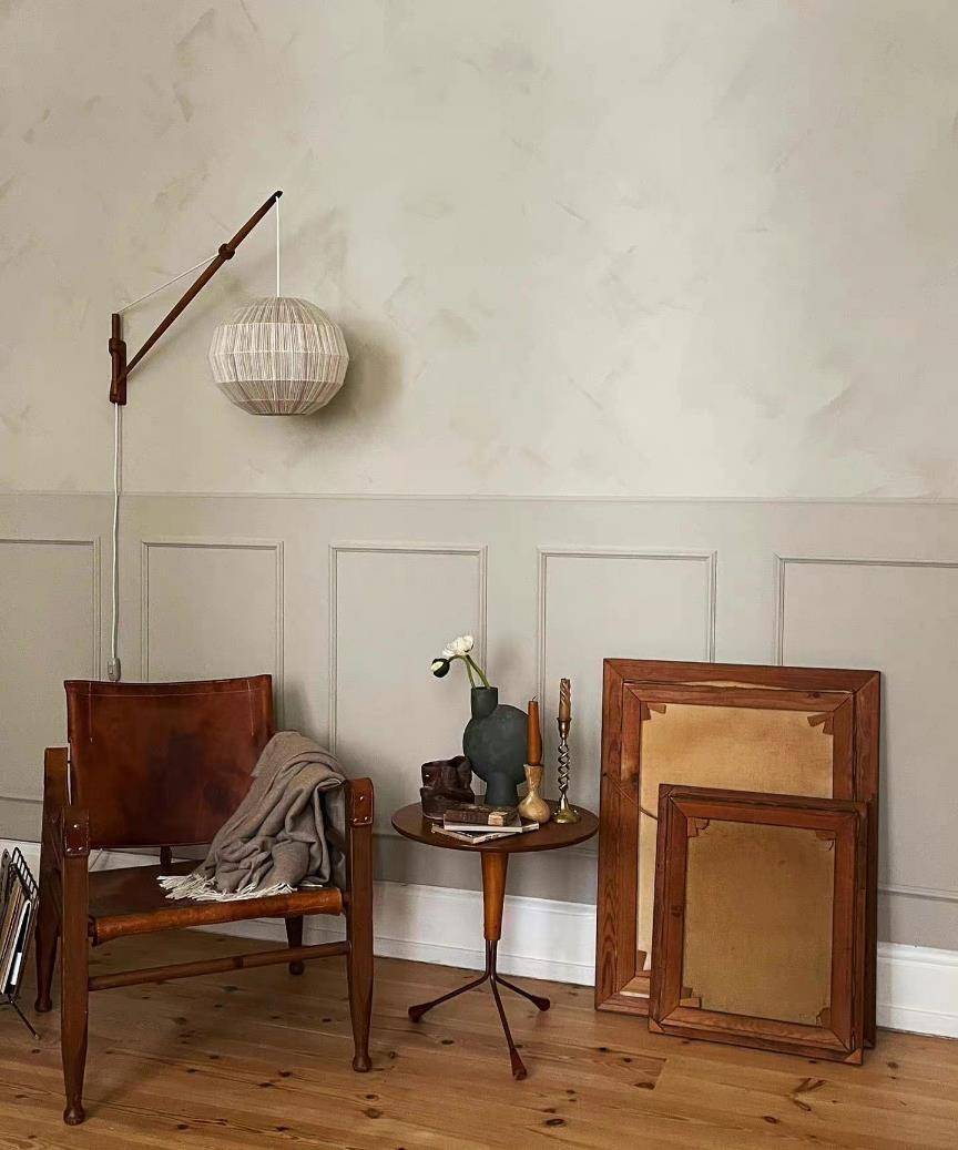 丹麦平面设计师家,怀旧与复古相遇,挚爱棕色调带来温暖与安全感_家具