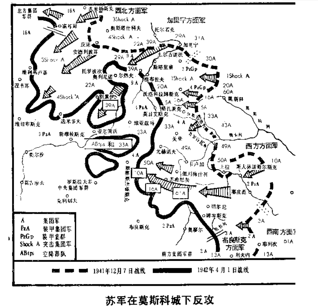 莫斯科保卫战地图高清图片