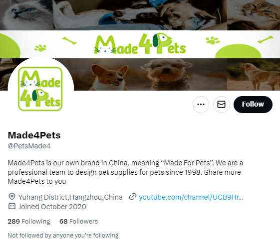 Made4Pets 社媒