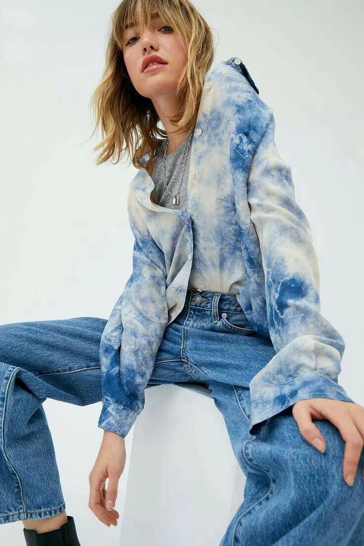 diy一件专属服装,体验扎染独一无二的魅力_衣服_染色_染料