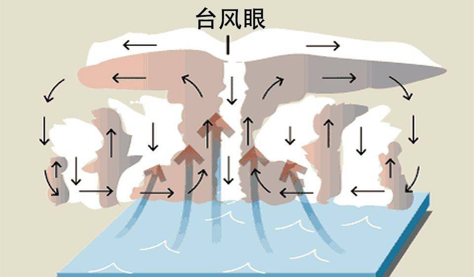 台风形成原理示意图图片