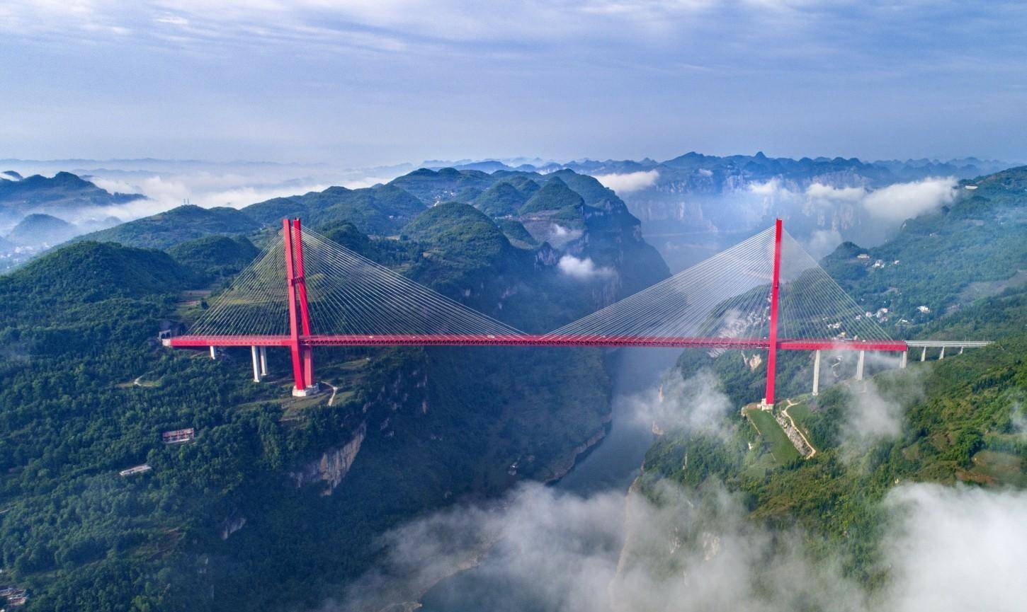 世界超級大橋故事 - 貴黔高速鴨池河特大橋:走出大山 時空之詩_橋樑