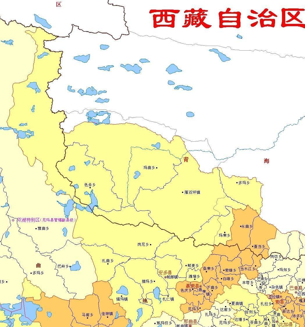 西藏那曲聂荣,安多,申扎,索县,班戈5县现状_人口_海拔_户籍