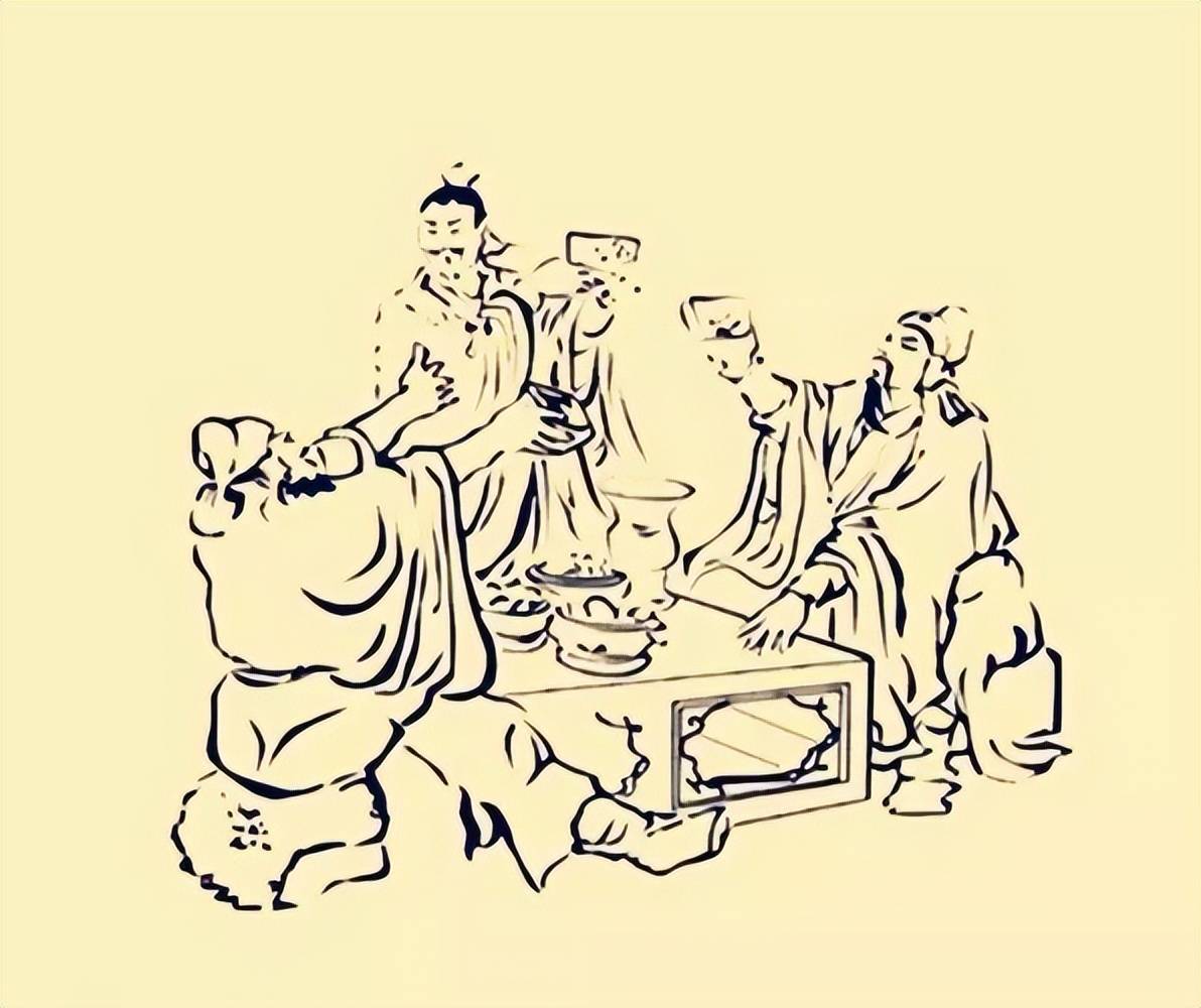 民间故事:三老庚行酒令,眼看着穷老庚输了,谁知妻子出了狠招_赵秀才