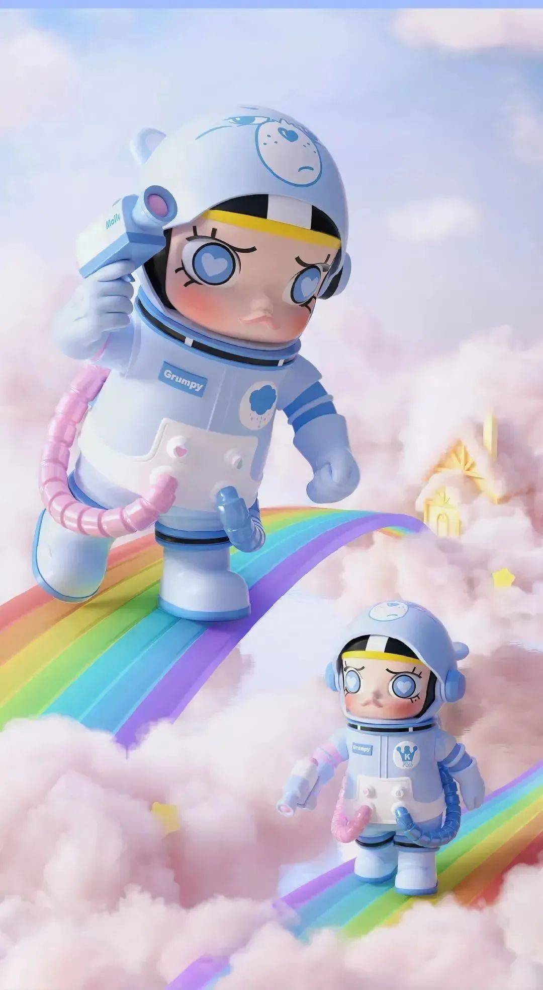 泡泡玛特 | mega space molly 400% 100% 易怒熊_新城_控股集团_发展