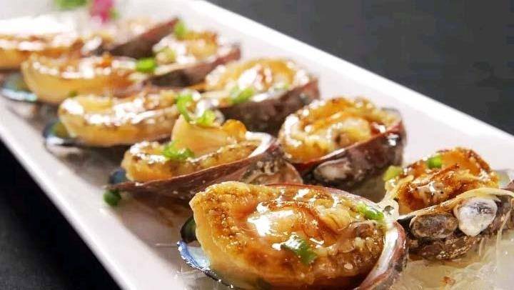 香煎紫菜饼,菊花蟹斗,九制陈皮酸梅蒸大连鲍_备用_鲍鱼_做法