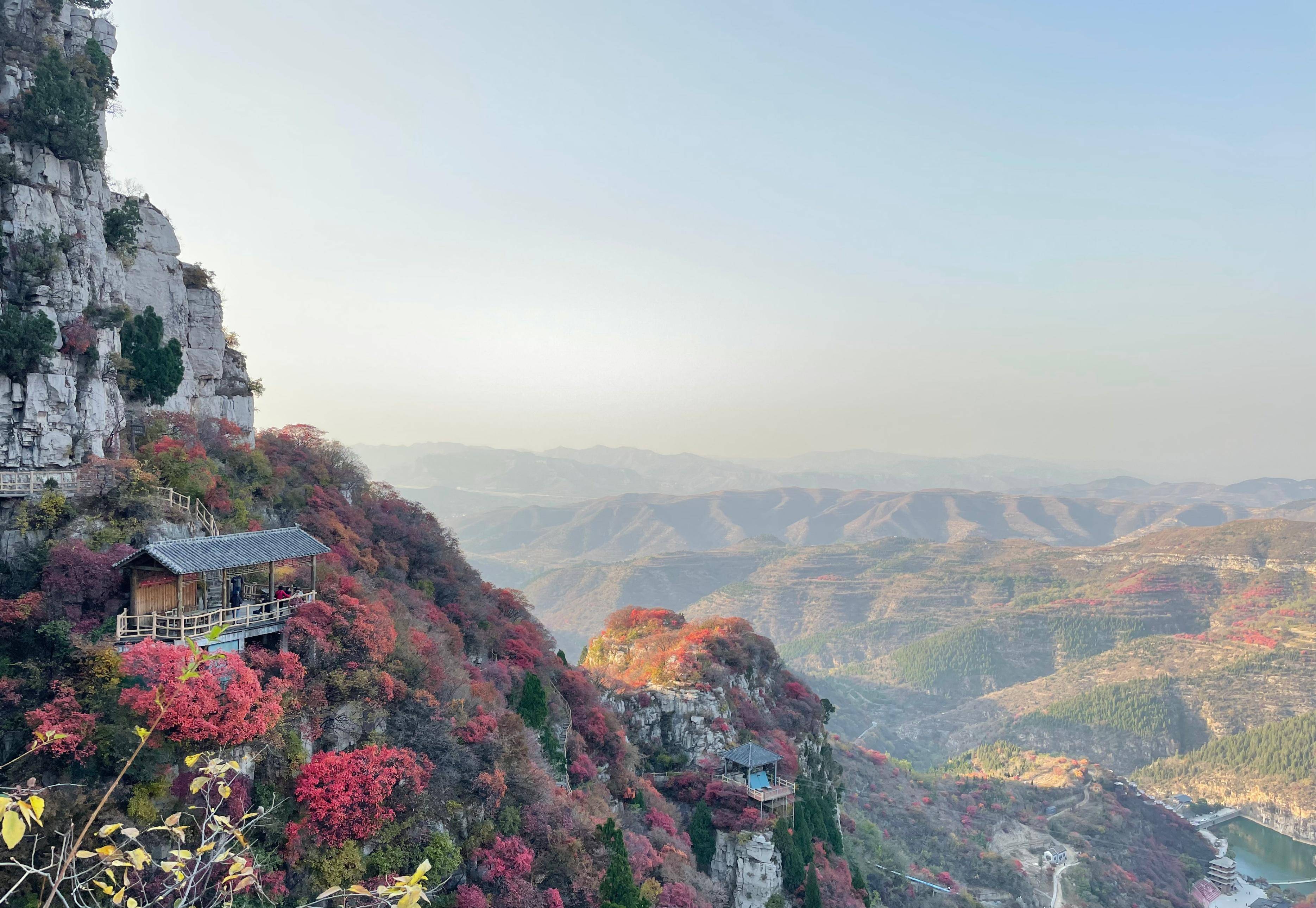 5公里,沿途64個景點,春暖花開來淄博爬山吧_齊山_風景區_棧道