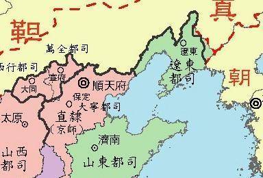 因為大寧都司和萬全都司是隸屬北直隸的,所以在大地圖上沒必要畫出來