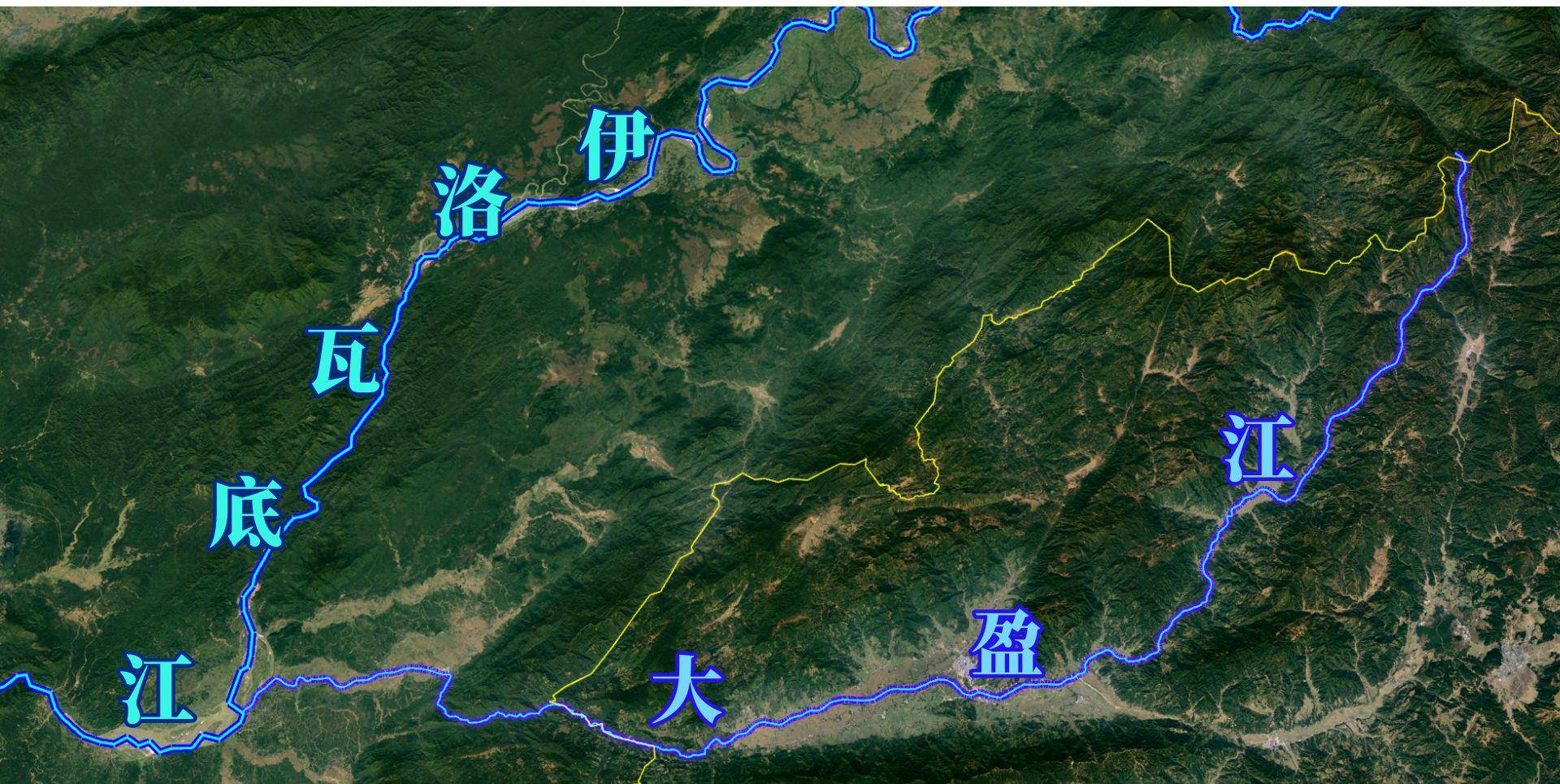 伊洛瓦底江支流大盈江第二条是瑞丽江