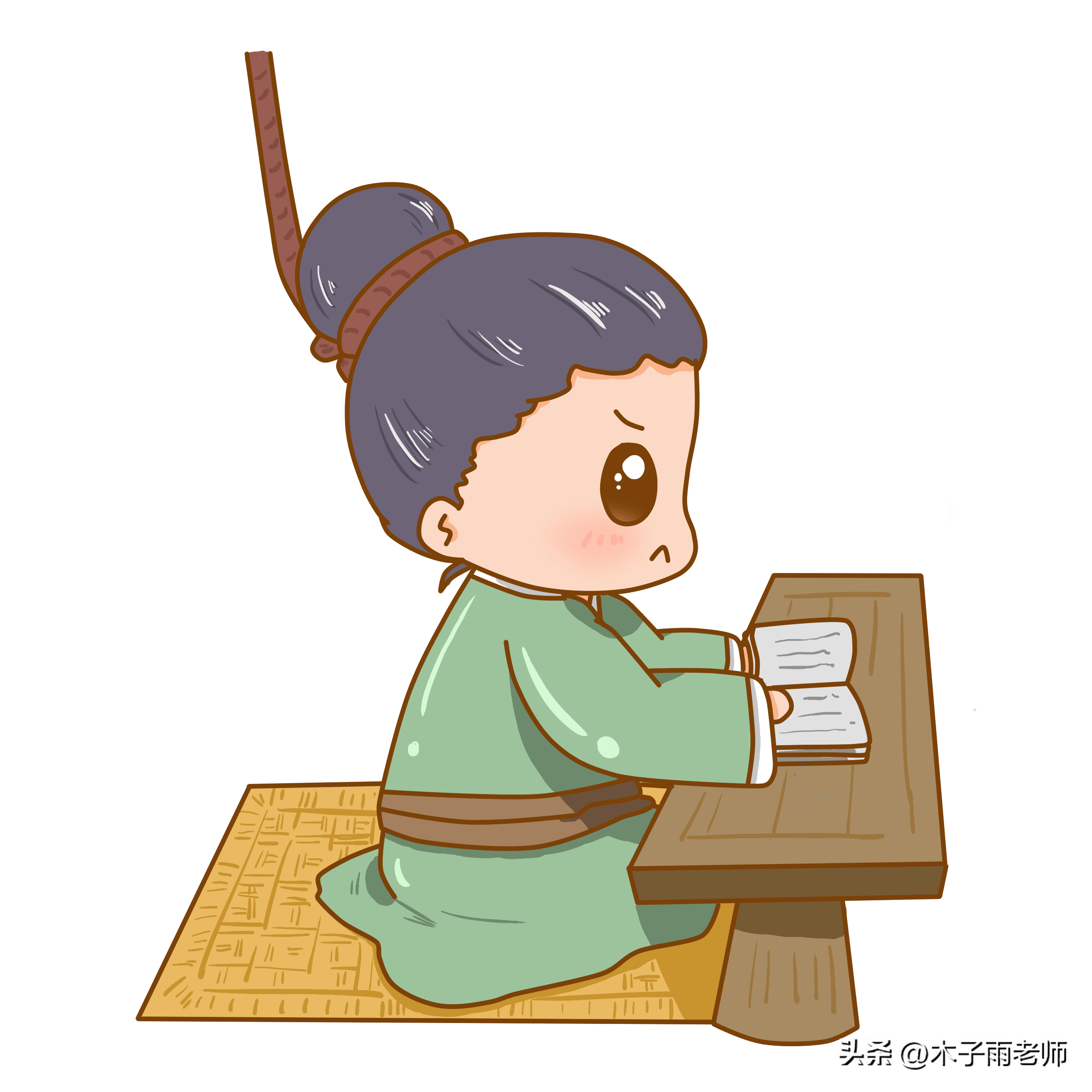 汉朝时候有个叫孙敬的人.