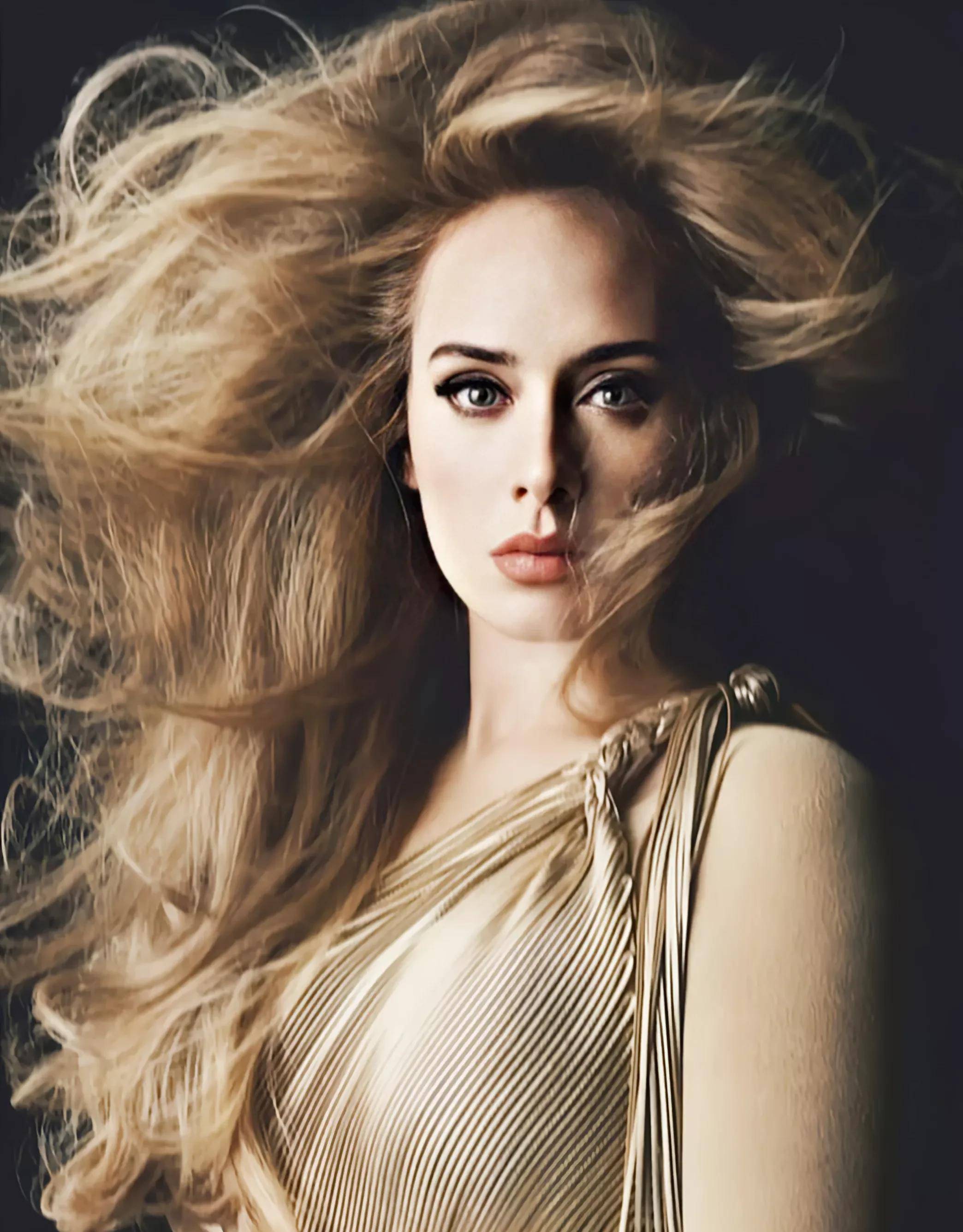 高清修复老照片之英国女明星阿黛尔·阿德金斯,来看她的逆袭人生_个人