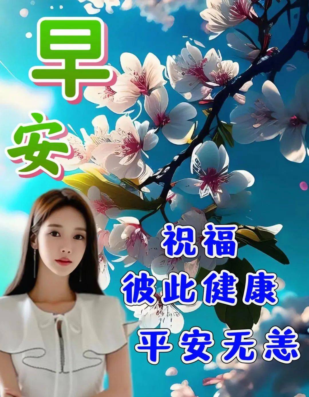 4月2日星期日早安,创意早上好问候语图片带字祝福,关怀亲友吉祥话暖心