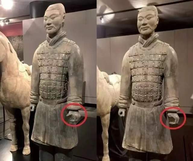 很气，美国男子承认掰断兵马俑手指，却只受到轻微处罚（美国损坏兵马俑事件赔钱）