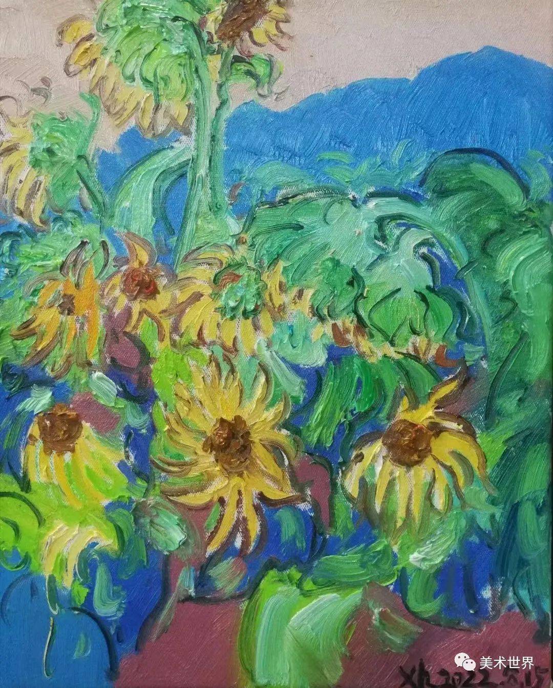 中国美术世界丨林晓晖 ——油画写生作品欣赏_画布_cm_母亲