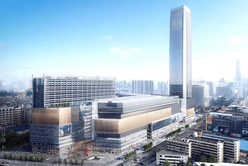 深圳宝能中心大厦原版方案建筑 面积: 800,200平方米项目占地570000