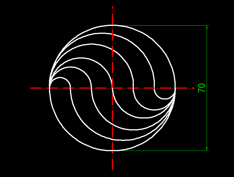 cad圆与多段线绘制图形