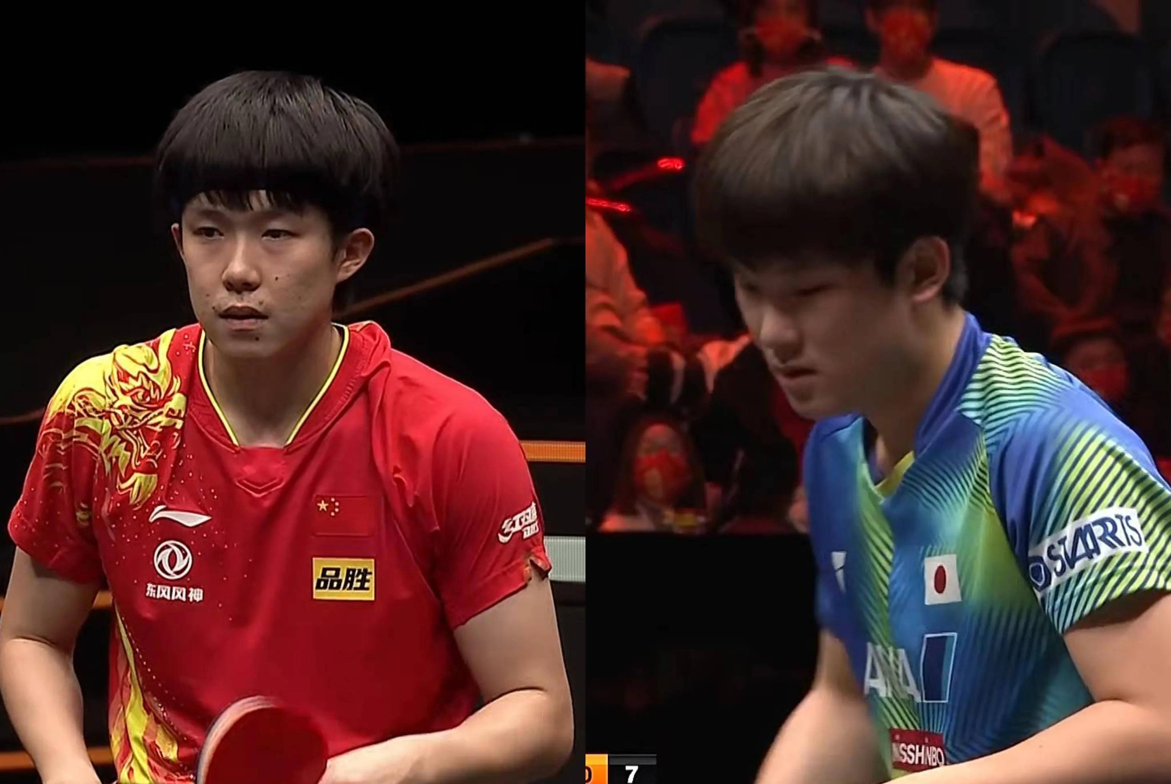 半决赛王楚钦4-3战胜马龙,拒绝被逆转,将与张本智和争夺冠军_比赛