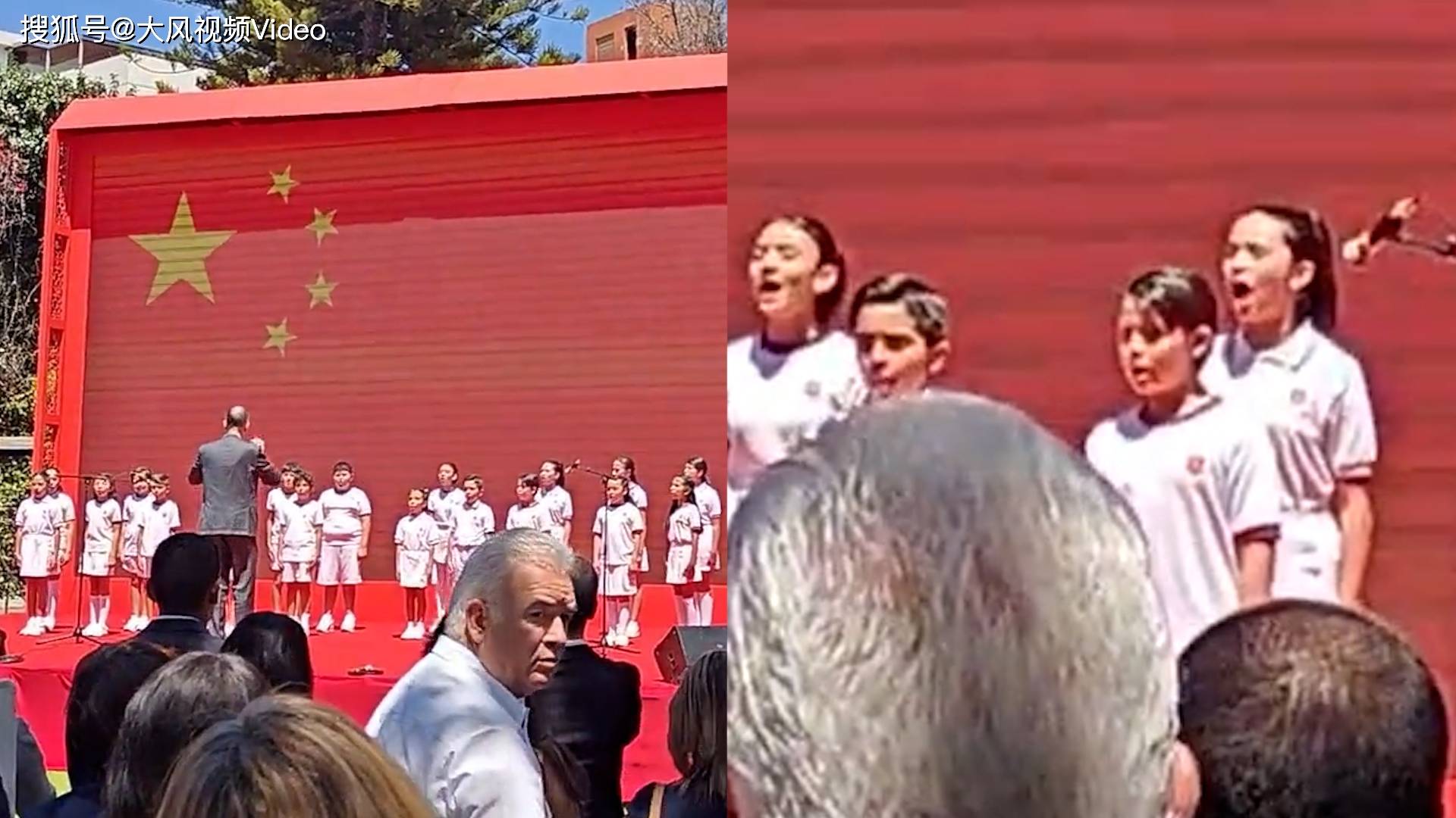 墨西哥小学生齐唱《义勇军进行曲》,神情专注发音标准,振奋人心