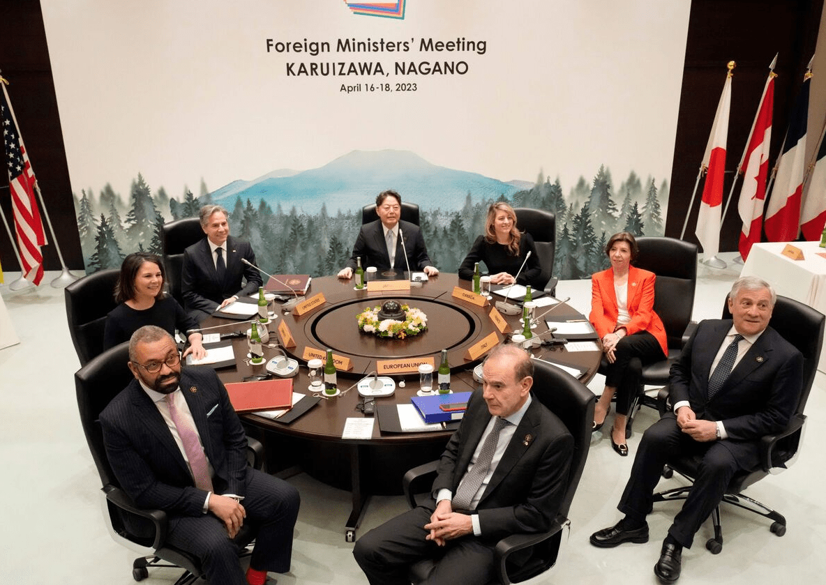 g7外长会现场,贝尔伯克放起"马后炮",当面请求布林肯抓紧访华_集团