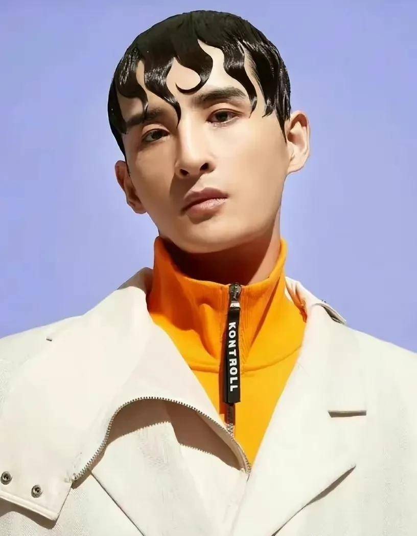 男明星为何都爱大油头?