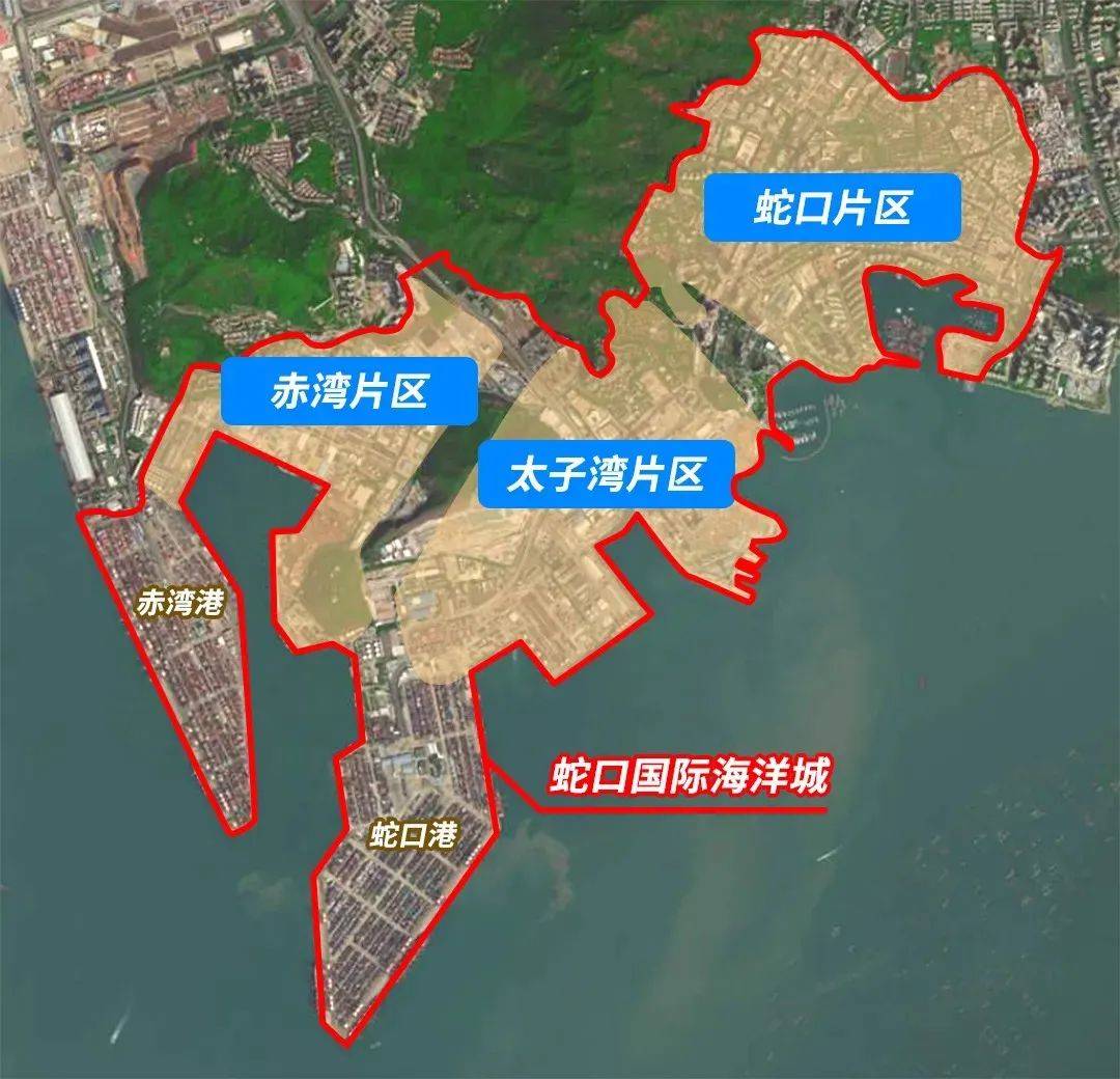 蛇口电子地图图片