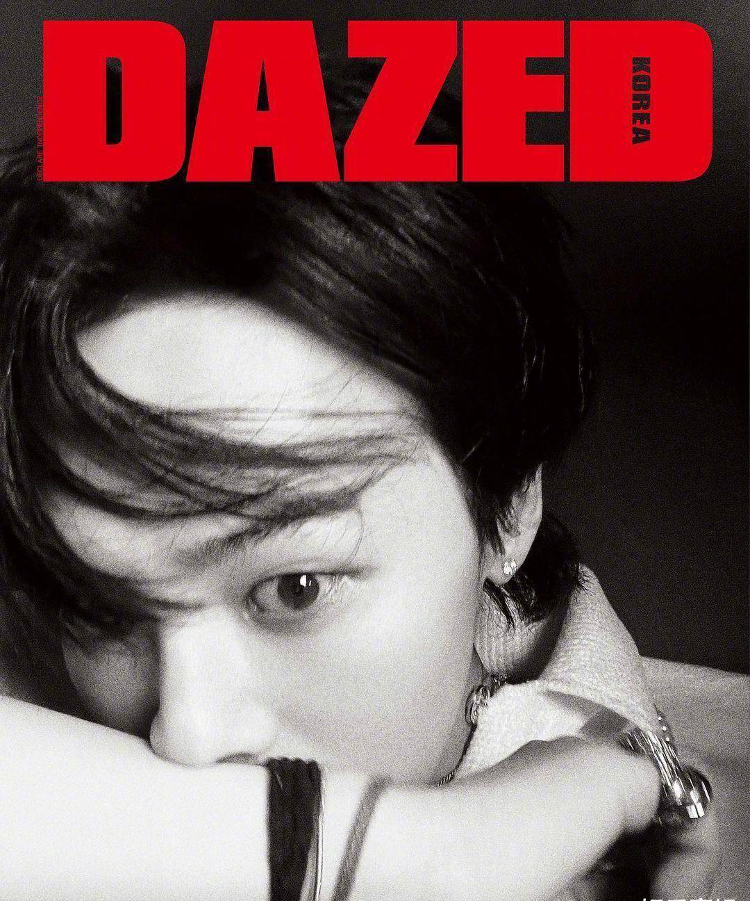 权志龙《dazed》四月封面人物,大佬出街,一如既往的颓丧气质_时尚