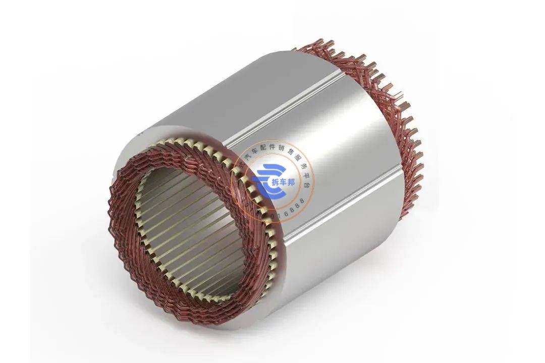 【震撼】扁线电机定子高清大图_绕组_结构_车邦