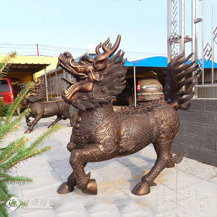 弘扬中华民族文化，展现非凡艺术魅力——铜雕麒麟艺术的魅力所在_搜狐网