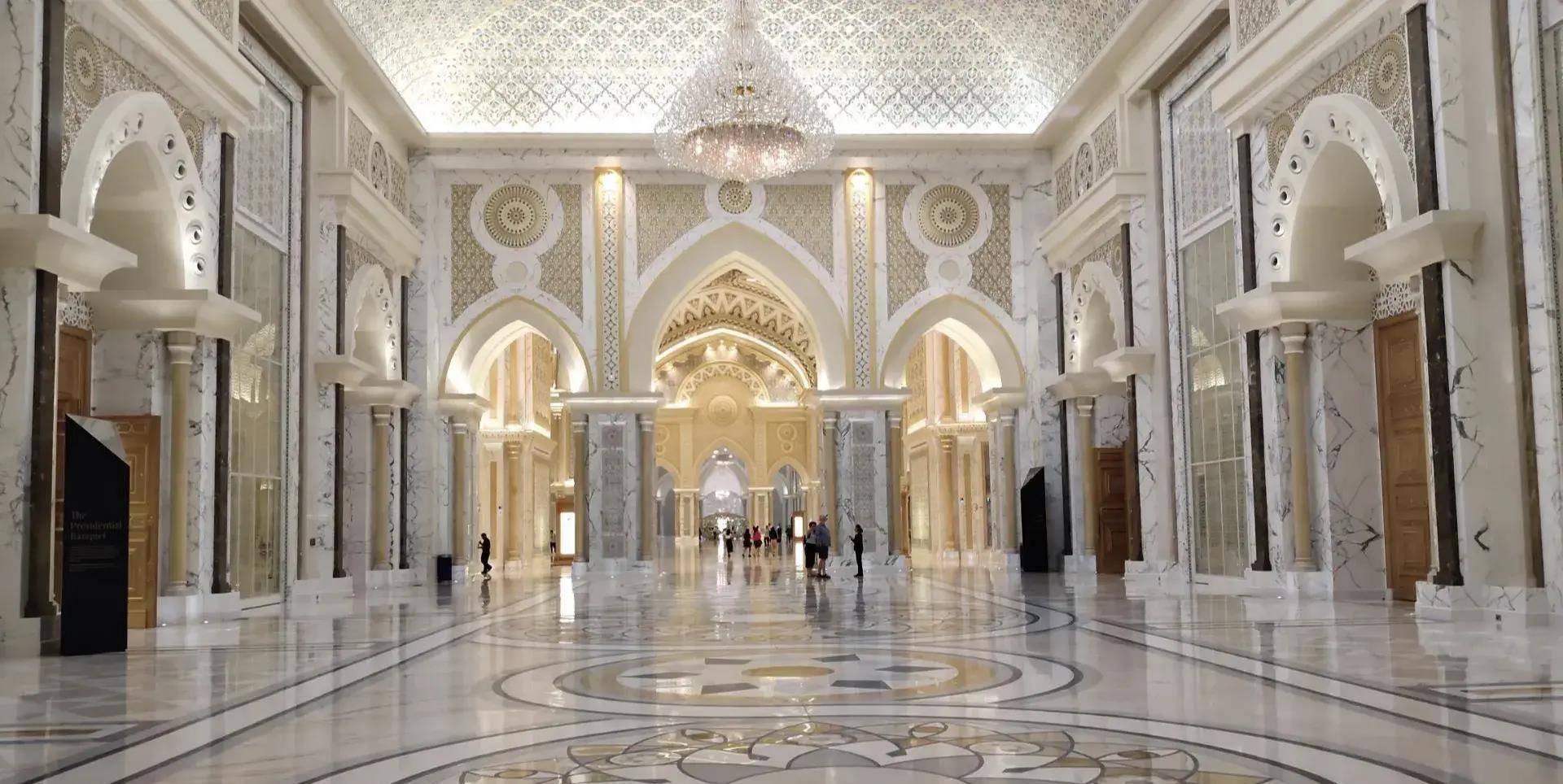 阿联酋总统府阿拉伯文化色彩浓郁,富丽堂皇,漂亮奢华,凸显富豪_精神_