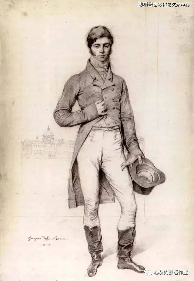 线面结合速写(大师篇)_米勒_线条_安格尔