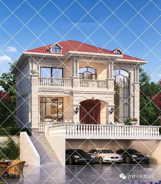 18套带架空层地下室农村别墅,第2套建的人最多最后一套颜值最高_生活