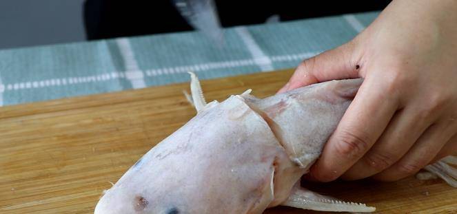 第一次见长江白鮰鱼,买回家做了白汁鮰鱼,因长相吓人,没人敢吃_做法