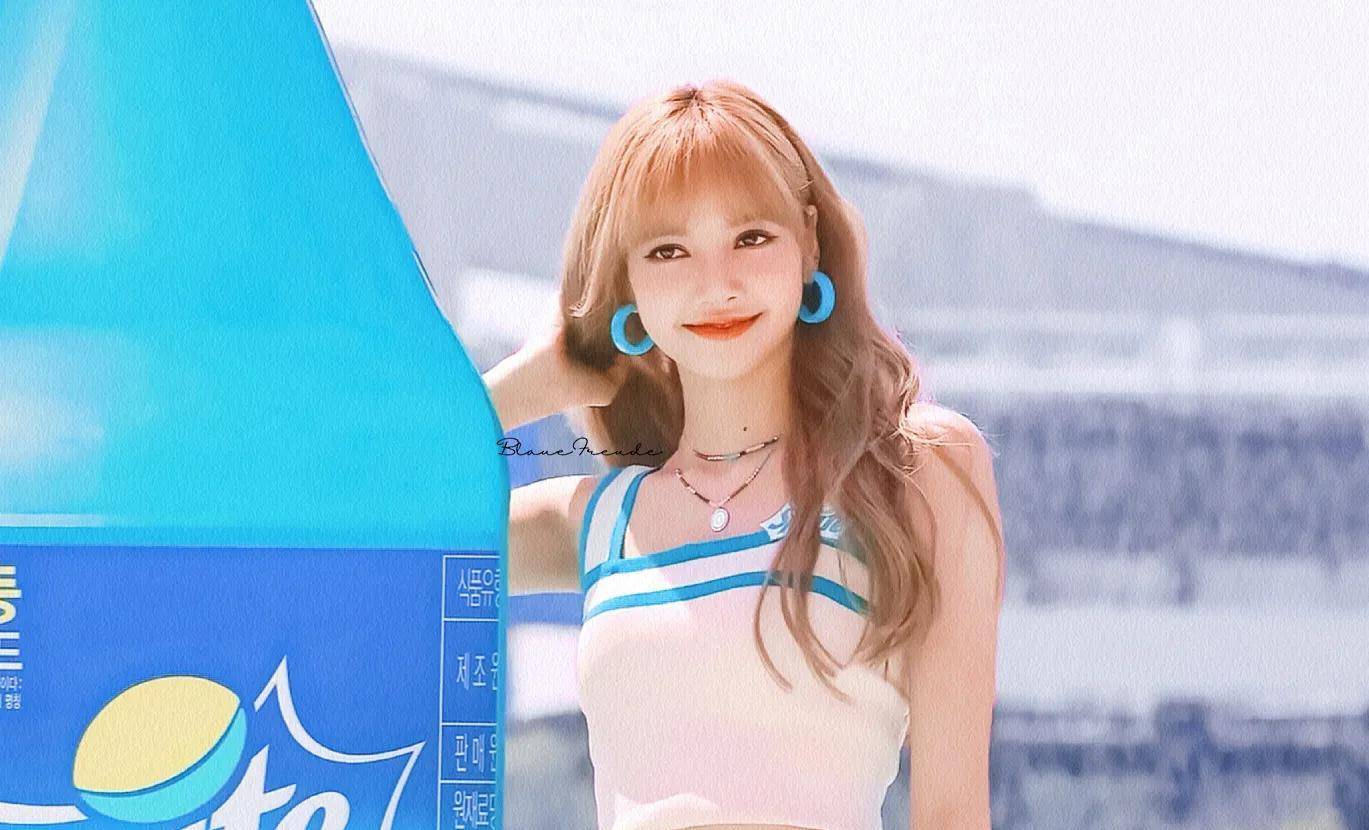 lisa雪碧活动夏日清凉少女