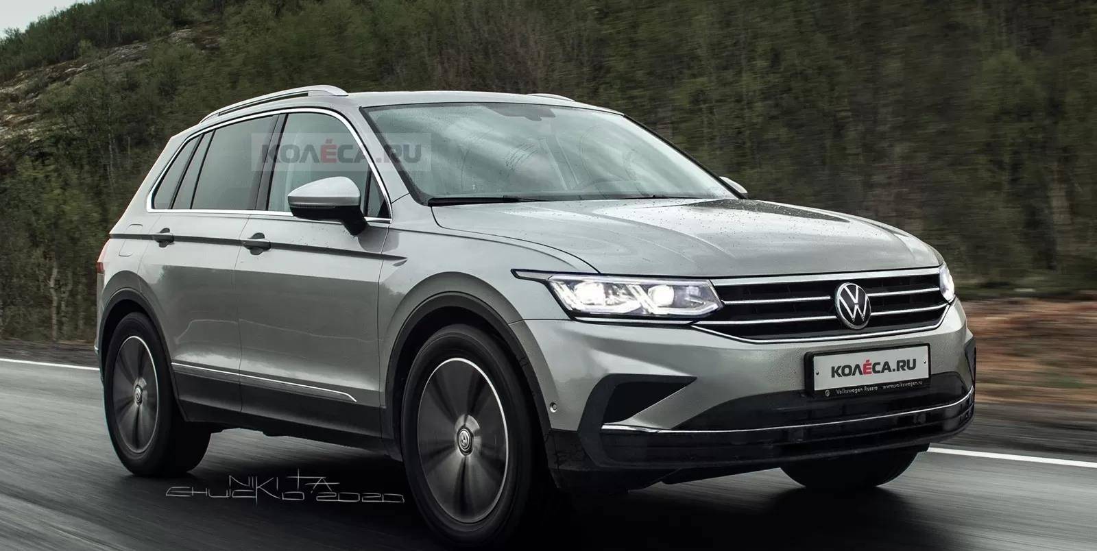 新款大众途观r-line版渲染图曝光,将在日内瓦车展亮相