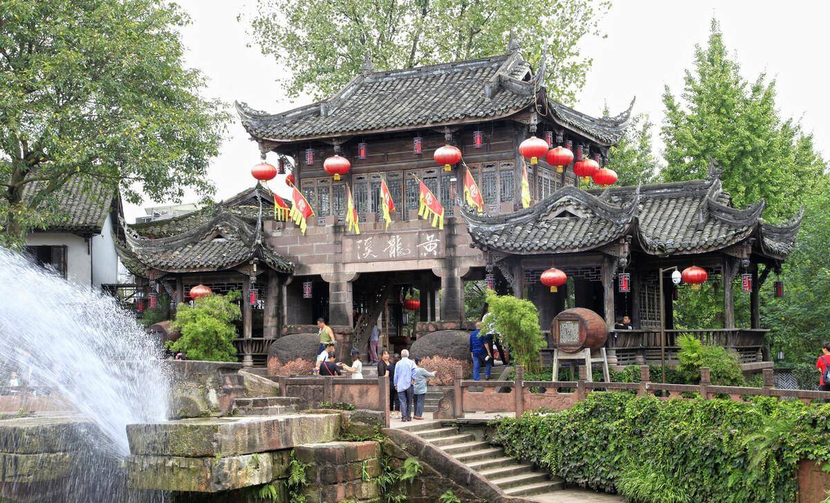 四川成都旅游5-洛带古镇-五凤溪古镇-黄龙溪镇-新津观音寺_客家_清代