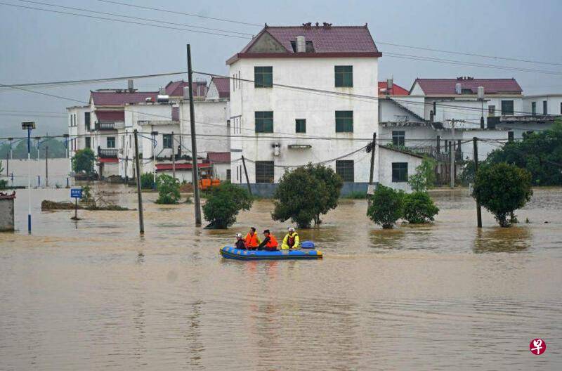 江西强降雨已致近50万人受灾_中国_洪水_防汛