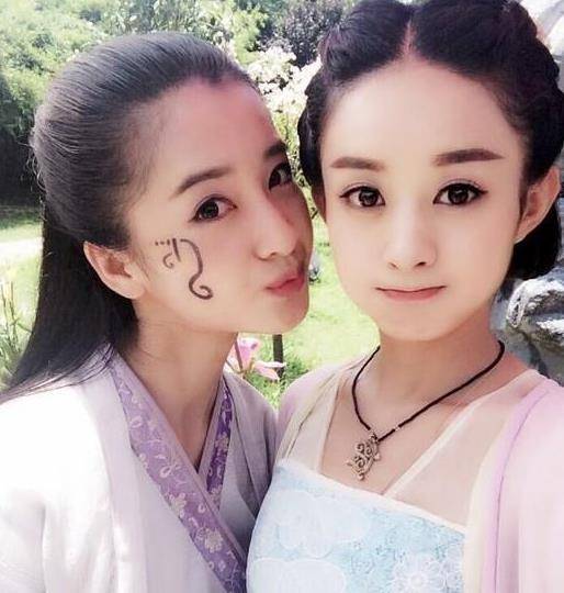 其中有一个叫李一桐的女孩,无论是外表还是气质上都与赵丽颖十分