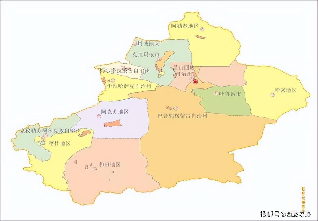 若羌县政区图图片