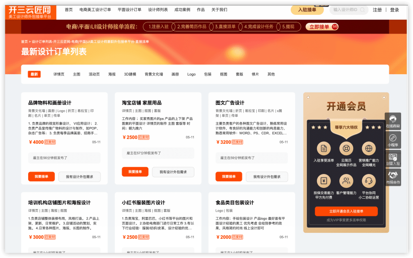 设计师如何开启月入10k的副业生涯?这20个接单平台一定要知道!