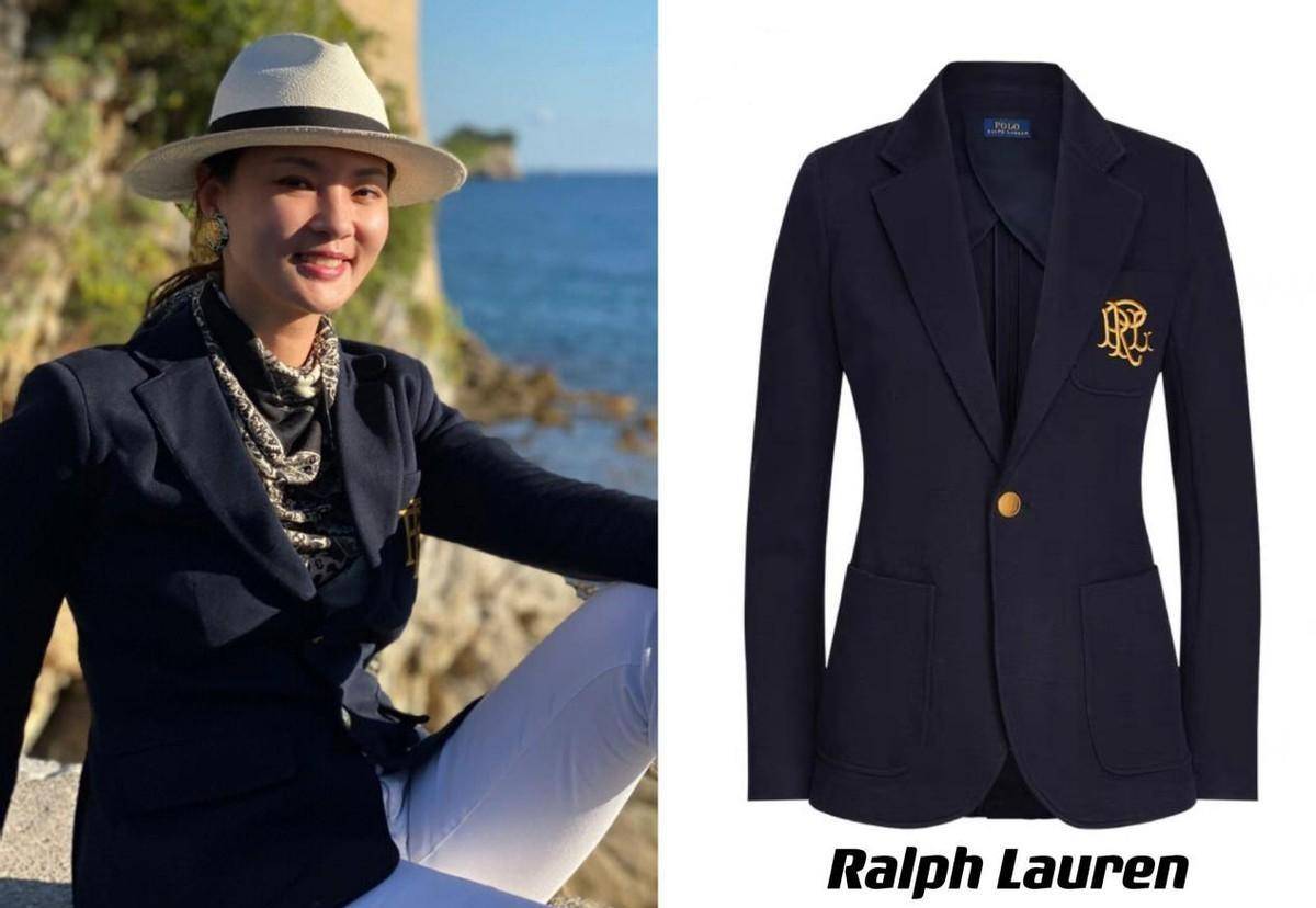 央视主持刘芳菲国庆旅行,穿千元装身材苗条,坐台面上拍照没架子_造型