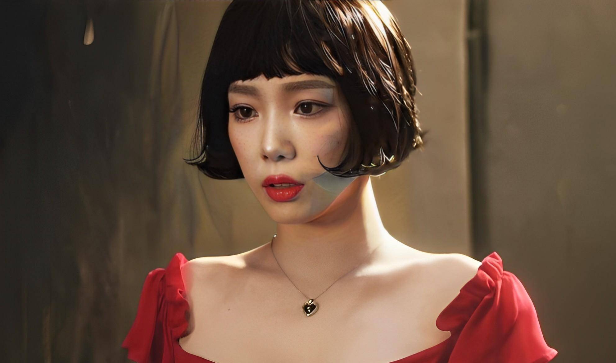 韩国短发女演员很霸气图片
