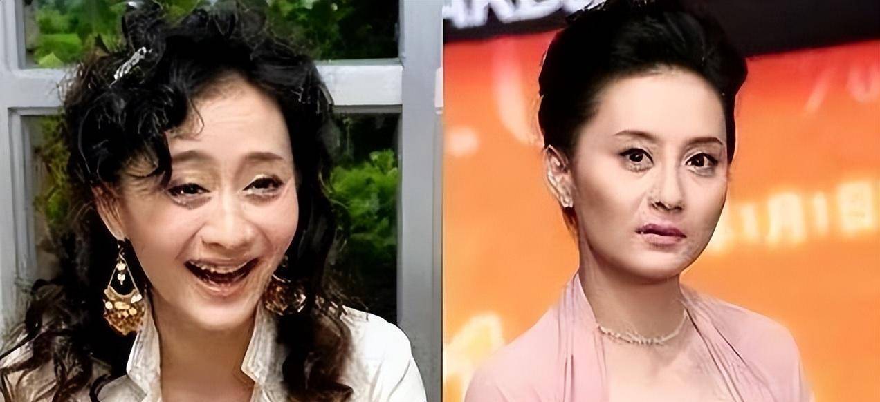 娱乐圈这些女星年轻时貌美如花,可惜没过多久颜值就快速崩塌了_董洁