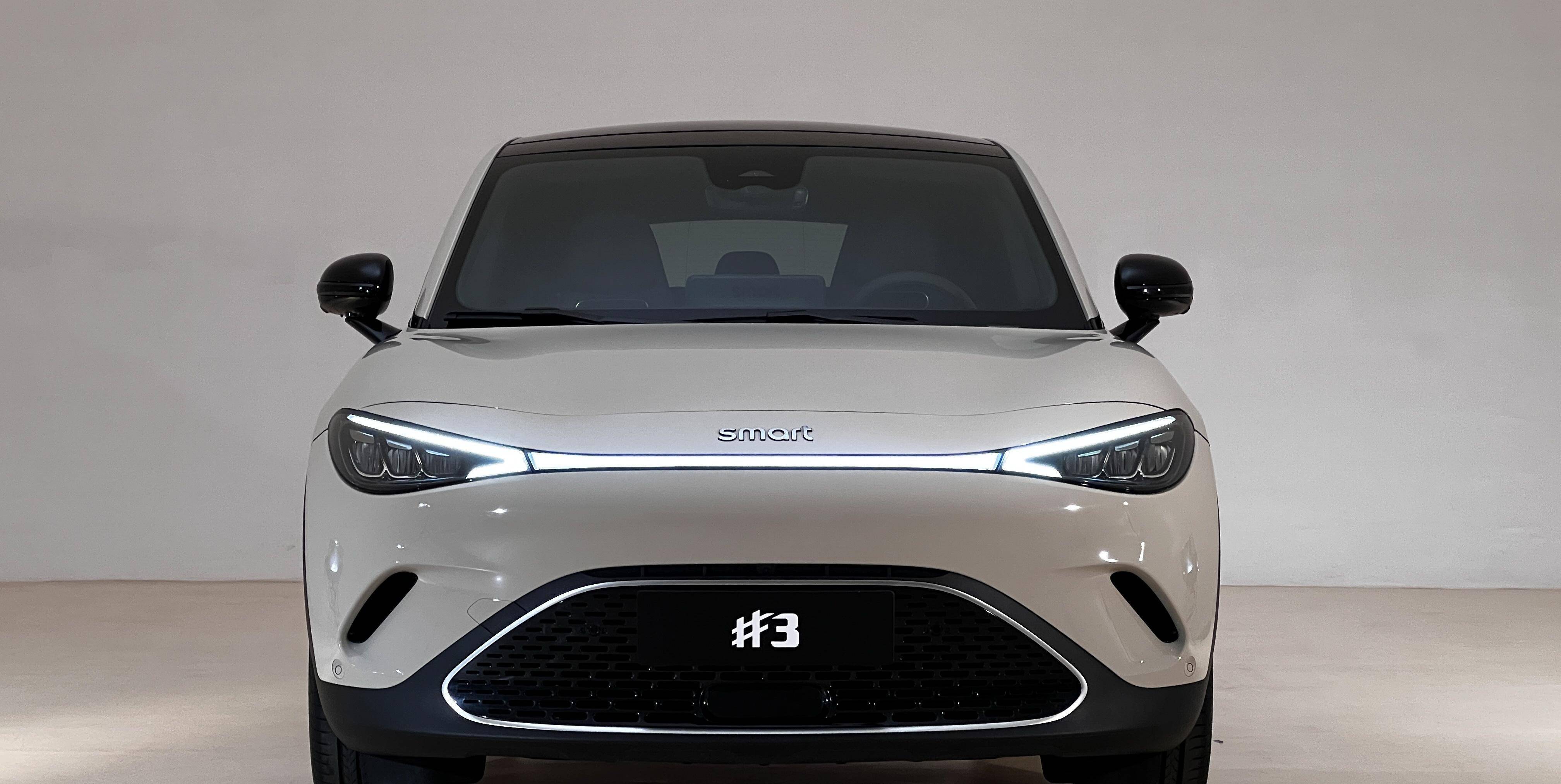 抢先实拍smart精灵#3:紧凑纯电轿跑SUV,颜值高还实用!_搜狐汽车_搜狐网