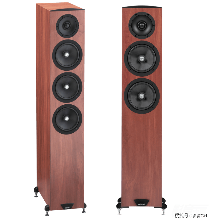 c607为三分频四单元落地音箱,c605为两分频三单元落地音箱新时尚,轻