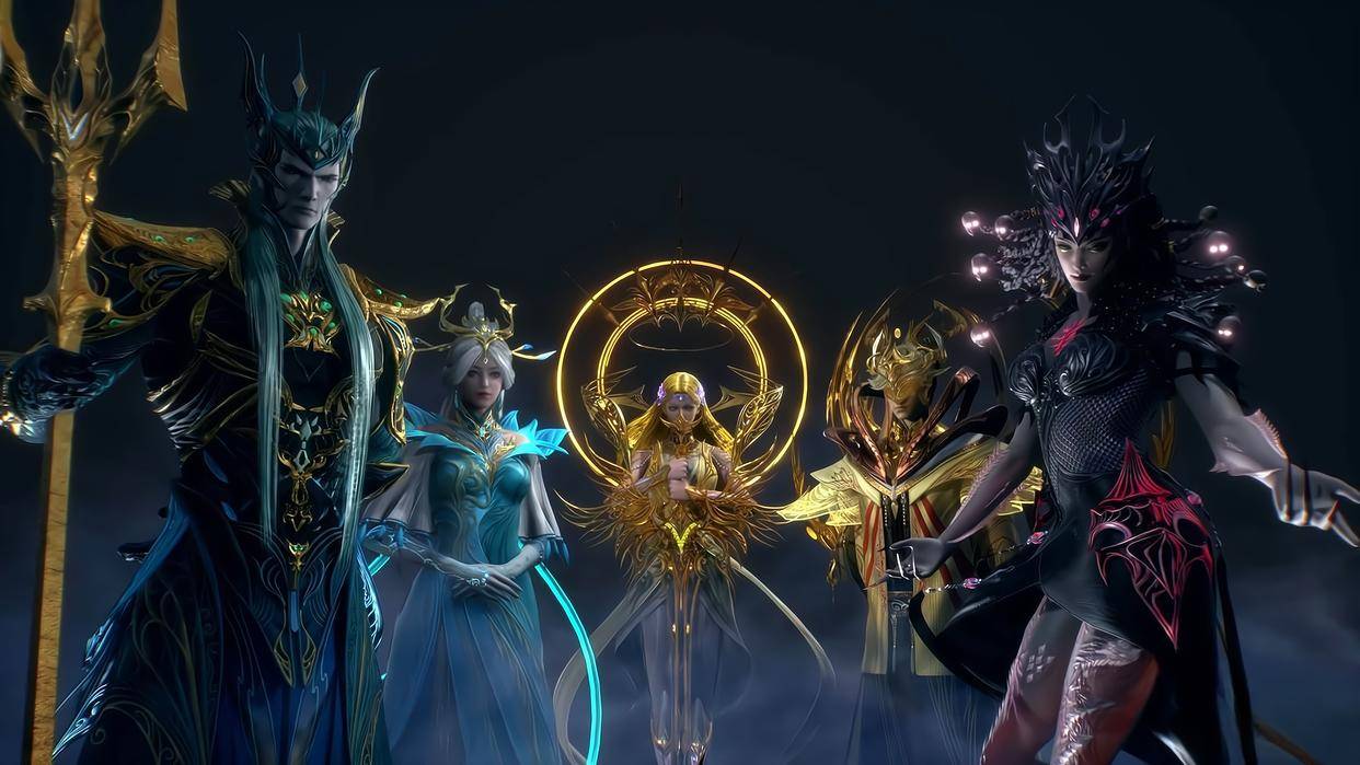 神界等级制度曝光,海神竟然不如修罗神,比比东罗刹神装惊艳亮相_动画