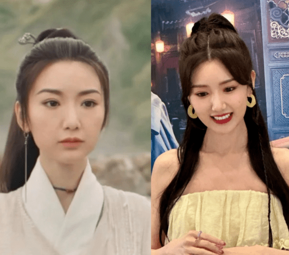 35岁毛晓彤现身扫楼,五官精致面色红润,曾因新剧滤镜被疑整容_时候