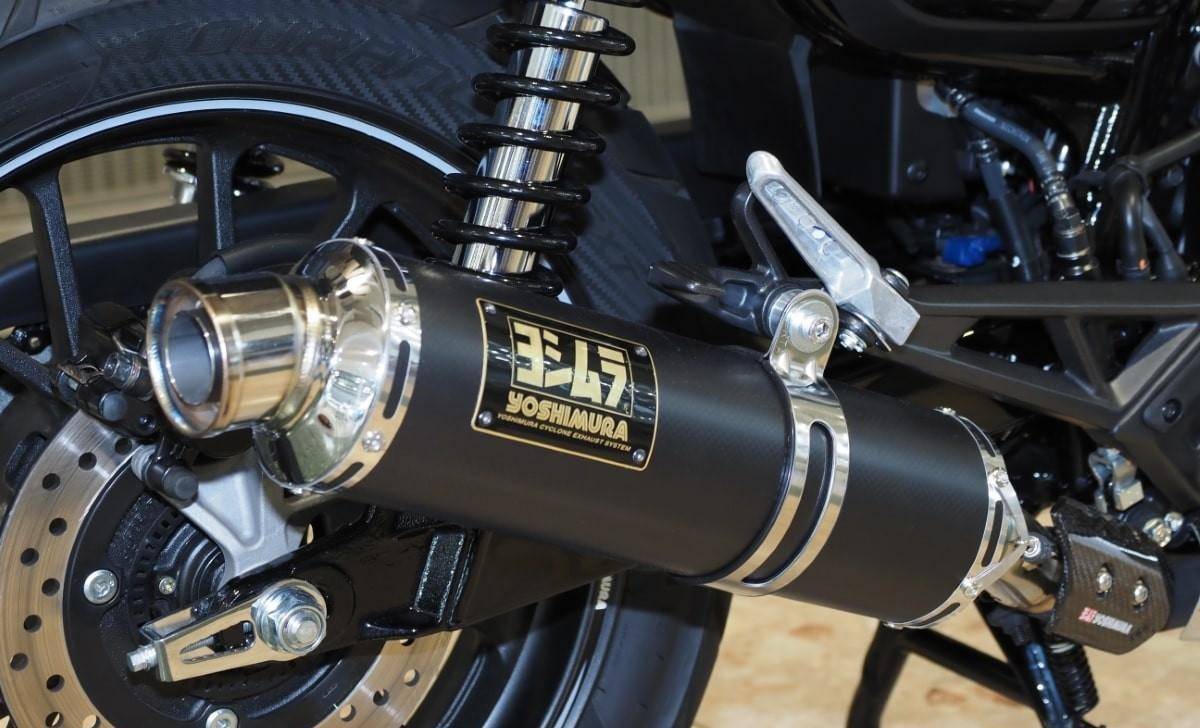 吉村最大规模出展!ct125z900650rs等人气车款排气管,改装精品