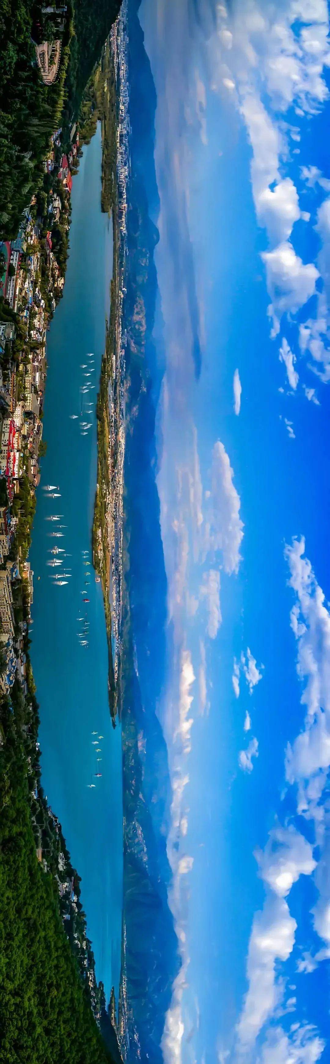 邛海,泸沽湖,马湖,冶勒湖,黑龙潭温柔宁静的.