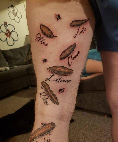 这位未透露姓名的父亲在facebook上分享了他的新纹身,写道:"我把我