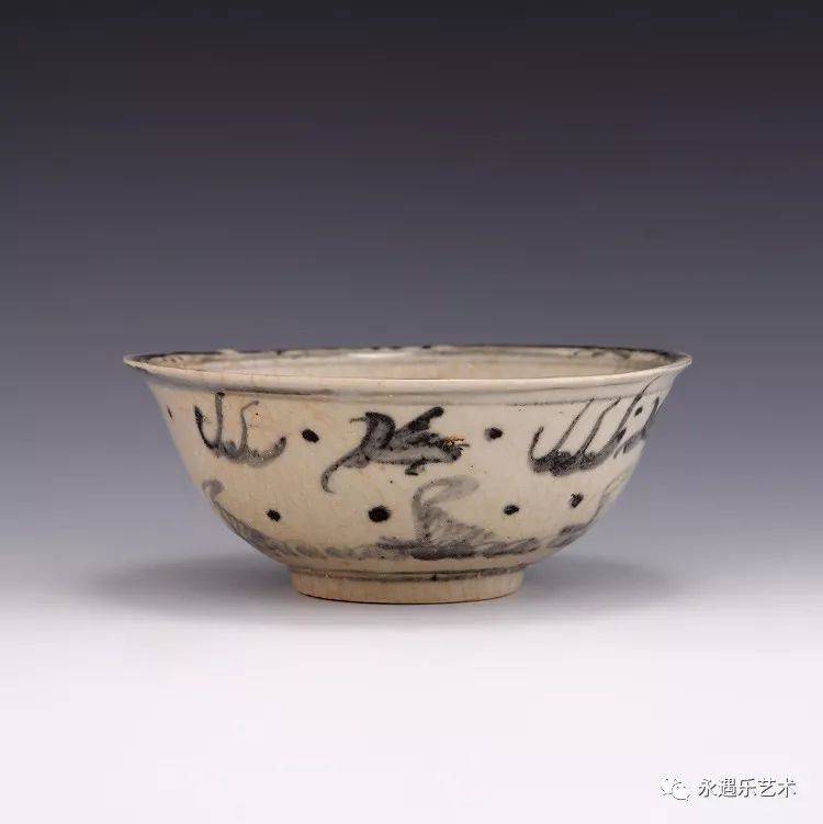 明代民窑青花碗赏析_石子青_图案_云气